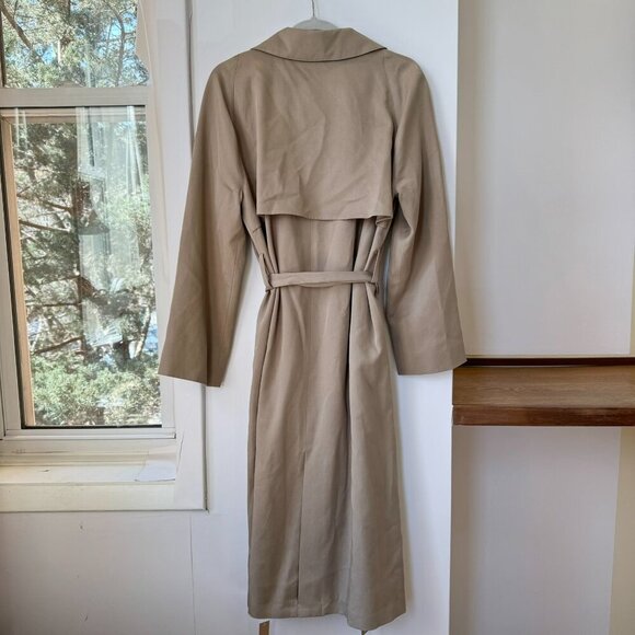 Reformation Kensington Trench Jacket Coat in Khaki - Picture 10 of 15